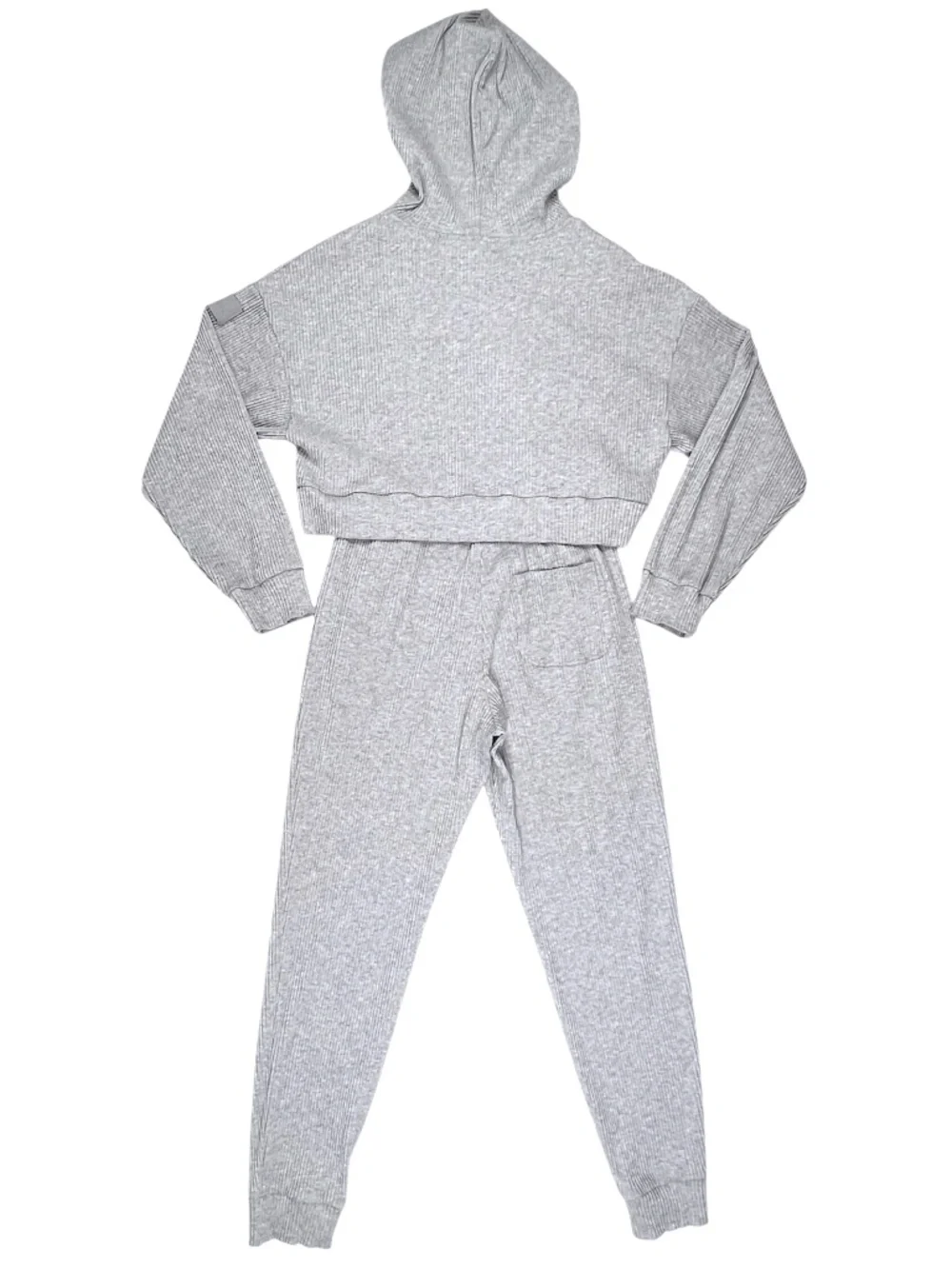 Alo Yoga Muse Hoodie and Sweatpants Set in Heather Grey Size Small